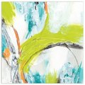 Empire Art Direct Empire Art Direct TMP-134073-3838 38 x 38 in. Piquant 3 Abstract Colorful Frameless Tempered Glass Panel Contemporary Wall Art TMP-134073-3838